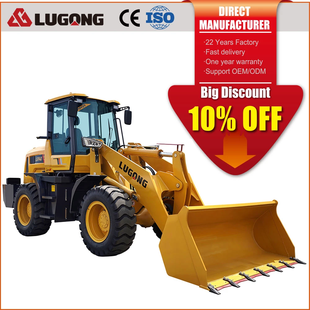 Wheel Loader 2.2tons Loder with High Power Engine Backhoe Loaders