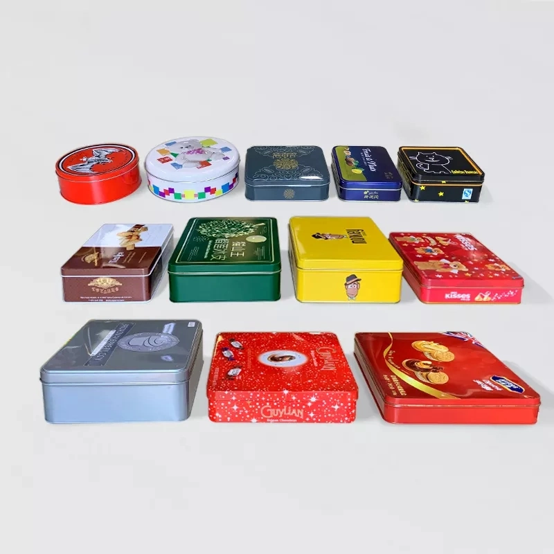 Small Custom Printed Metal Tin Box for Packaging