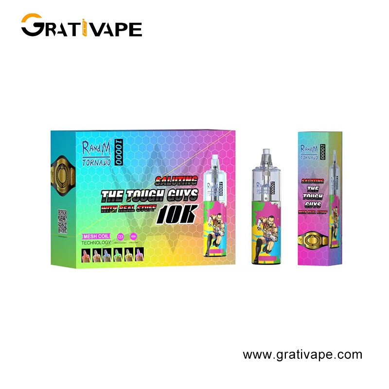 Runfree Randm Tornado 7000puffs bares de fábrica Venta directa Vapes Big Lápiz desechable Elf VAPE recargable nicotina libre de jucie vaporizador de sabor E Cigarete