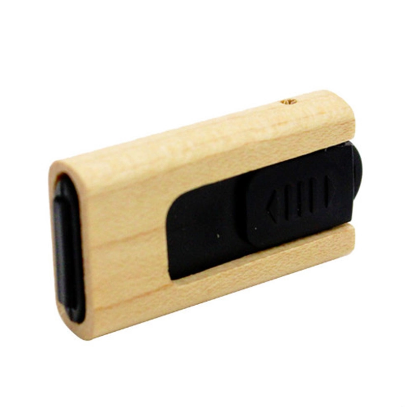 Disque flash USB en bois Pull-Plog 8Go et 16 Go et 32 Go à 64 Go de disque de plumes