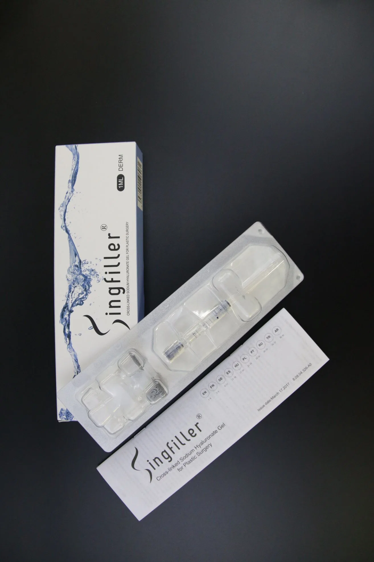 Hangzhou, China Injection Singclean Pre-Filled Syringe in Blister Package Injectable Hyaluronic Acid Skin Filler