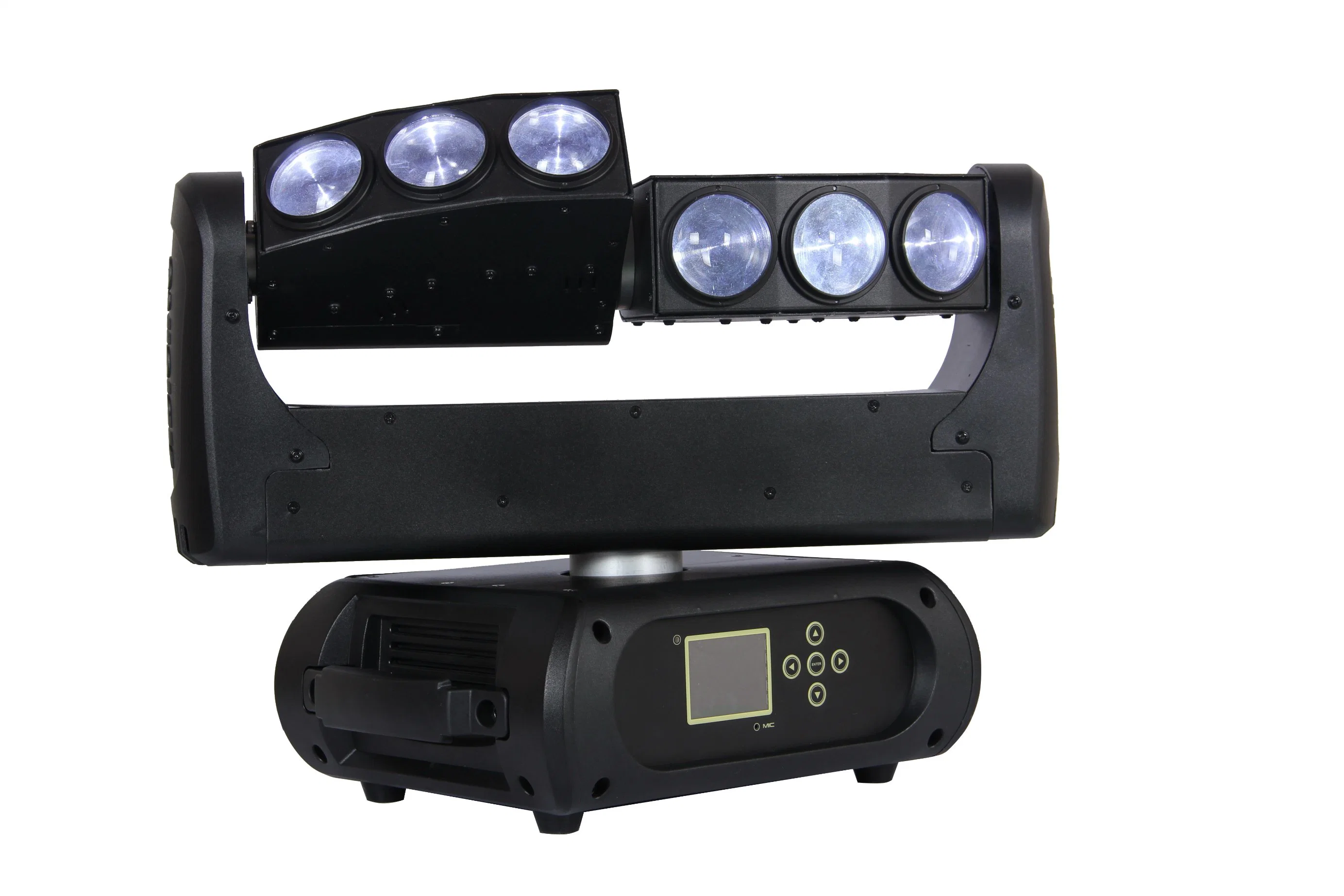 LED Beam Moving Head Light 6*10W RGBW 4in1 LED Pixel Control on Every Single Color Sharp Beam Light