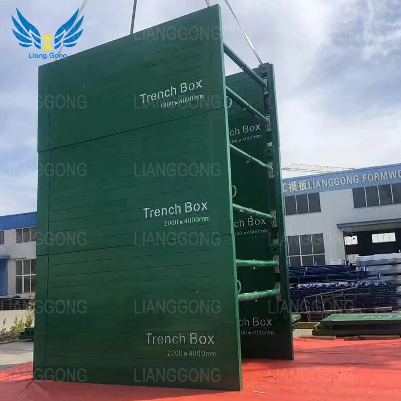 Lianggong Manufacture Steel Formwork Trench Box/Shoring/Sheet Steel/State-of-The-Art Trench Shoring Systems for All Excavation Projects