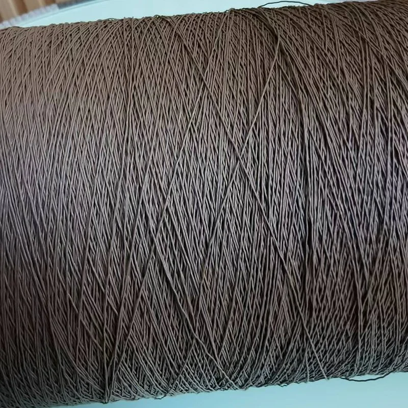 Nylon Polyester Heather Grey Melange Yarn Ab Blend Yarn