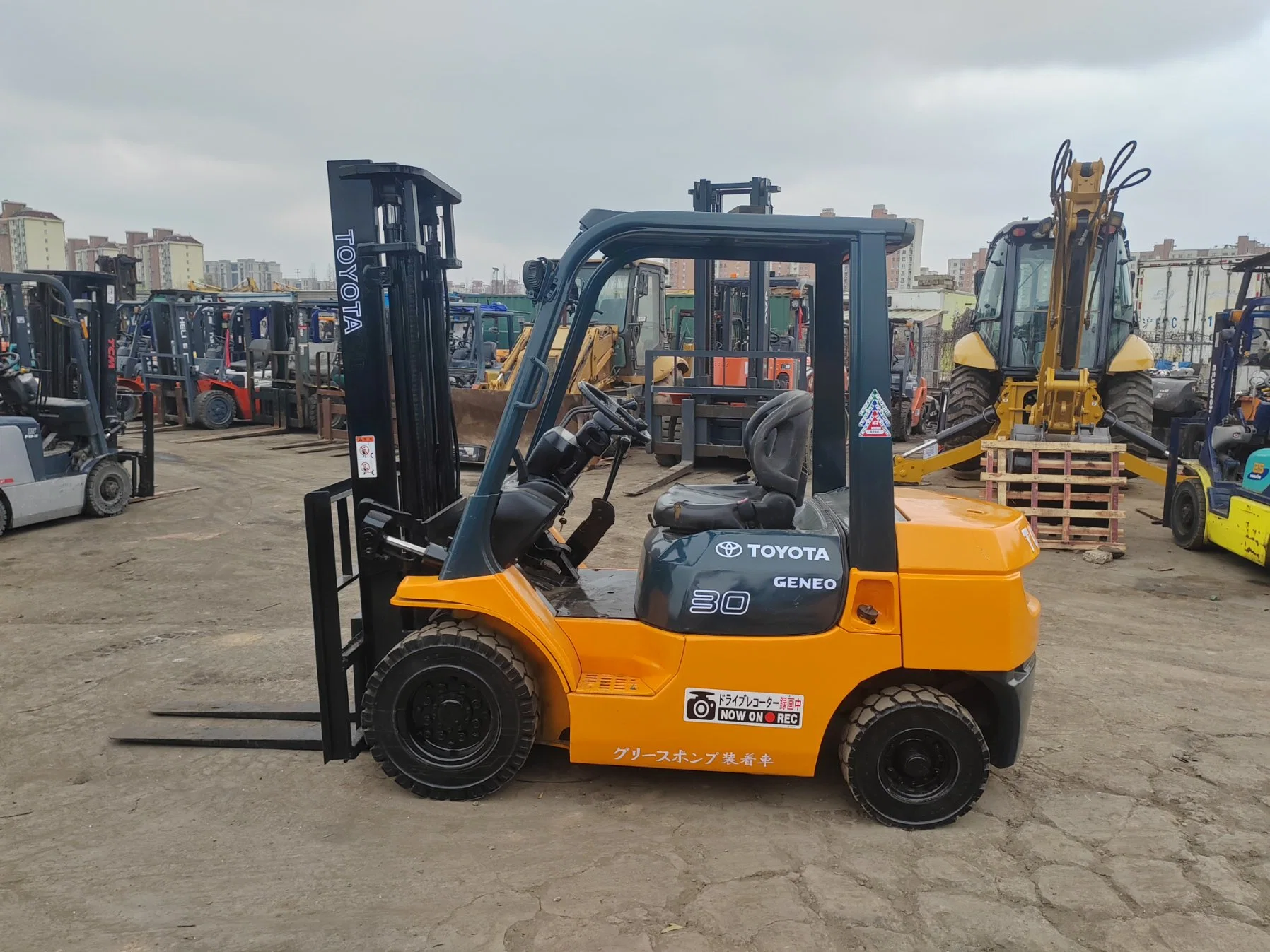 Used Original Japan Toyota Forklift 3 Ton