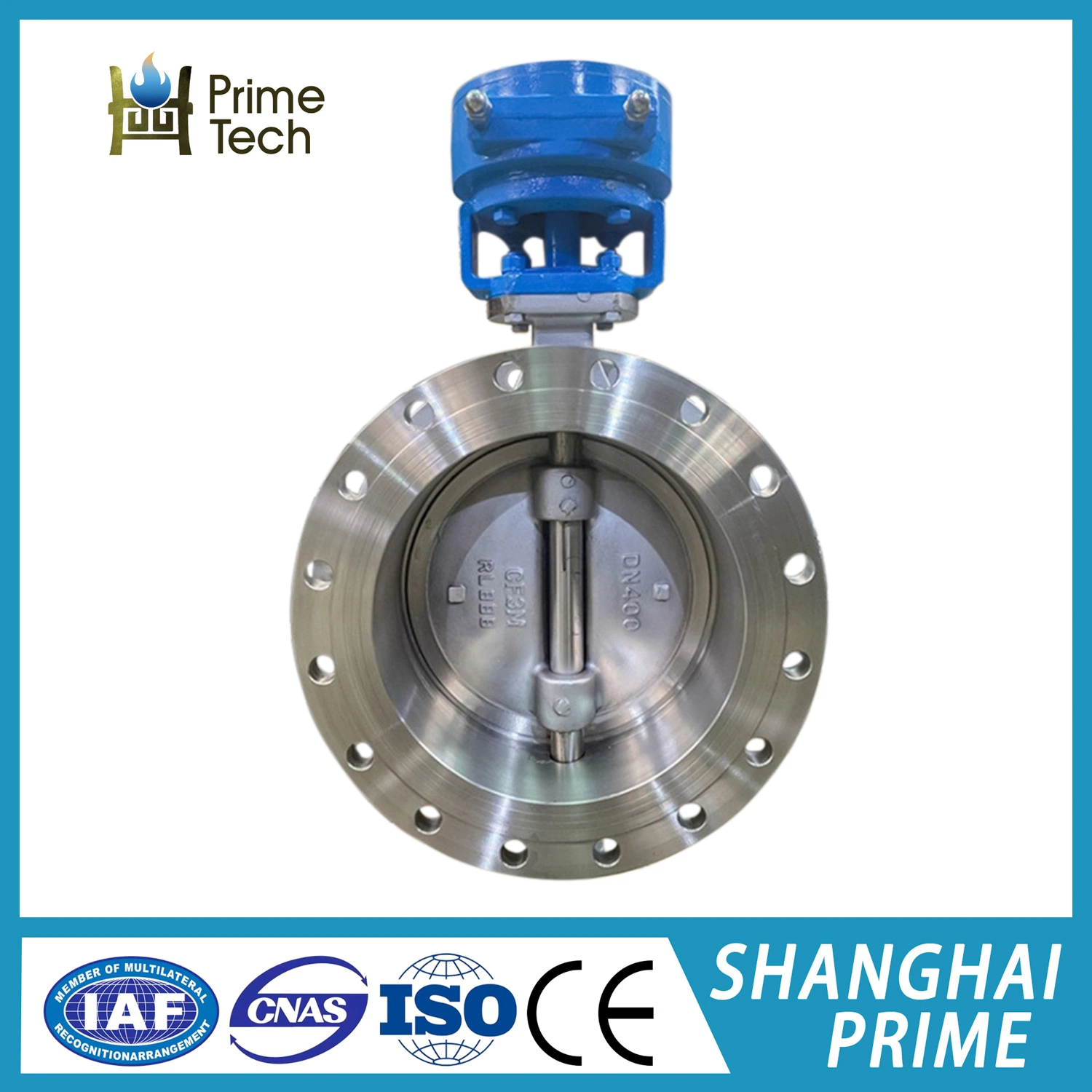 Cut off Adjustment Metal Seal Electric Clamp Butterfly Valve