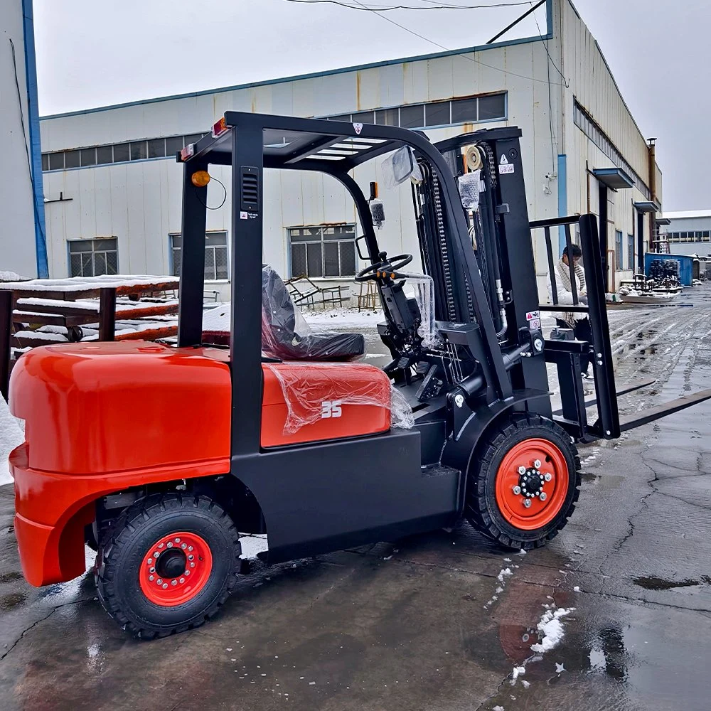 3.5t Adjustable Gmforklift Container China Sideloader Industrial Forklift with High quality/High cost performance  CPC/Cpcd