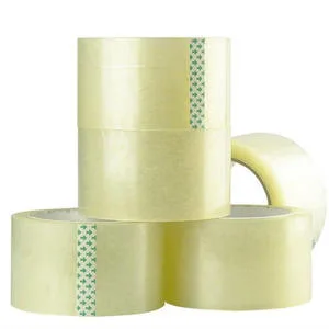 BOPP OPP Custom Acrylic Strong Adhesive Packing Clear Packaging Tape Transparent Gum Film Jumbo Rolls Packaging Box Sealing Tape