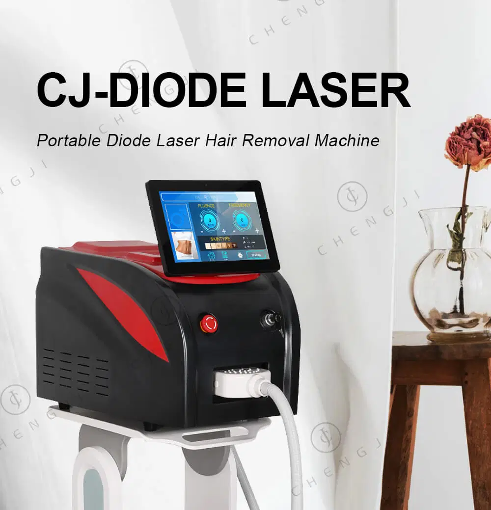 High Quality Portable 808 Laser Diode Permanent Diode Laser Hair Removal Machine Beauty Equipment OEM&ODM