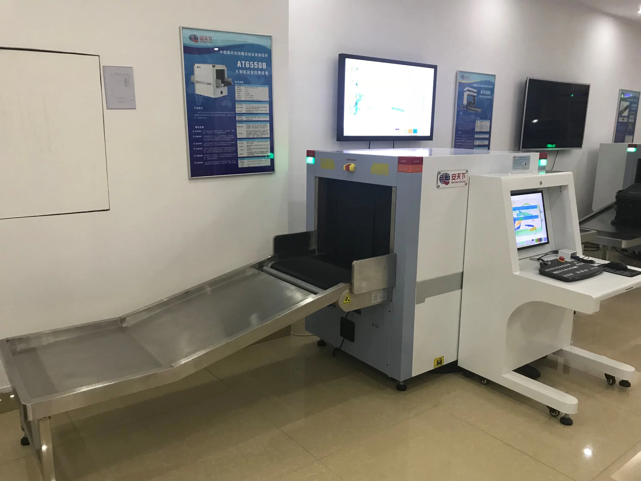 Security Threats Detection X-ray Baggage Scanning Inspection Equipment