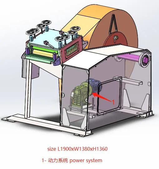 La bobina Decoiler Cum Decoiler nivelador de la banda de acero de 2 en 1 &amp; Uncoiler alimentador EC ISO9001 siempre de 2 años como tipo de máquina enderezadora