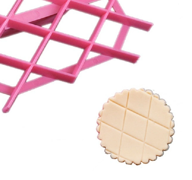 Relieve plástico Lace Mat Fondant Molding Mates Diamante Cake Decorating Herramientas Esg17328