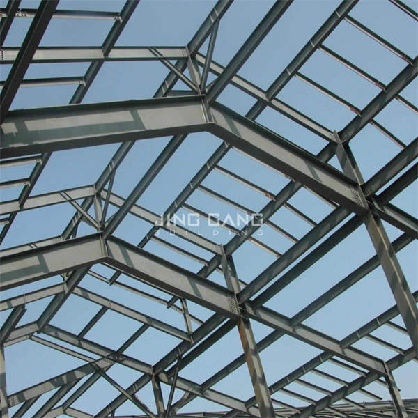 Оцинкованный склад Q235 Q355 H" стали структуры пролить хранения металлическую конструкцию в сегменте панельного домостроения в мастерской