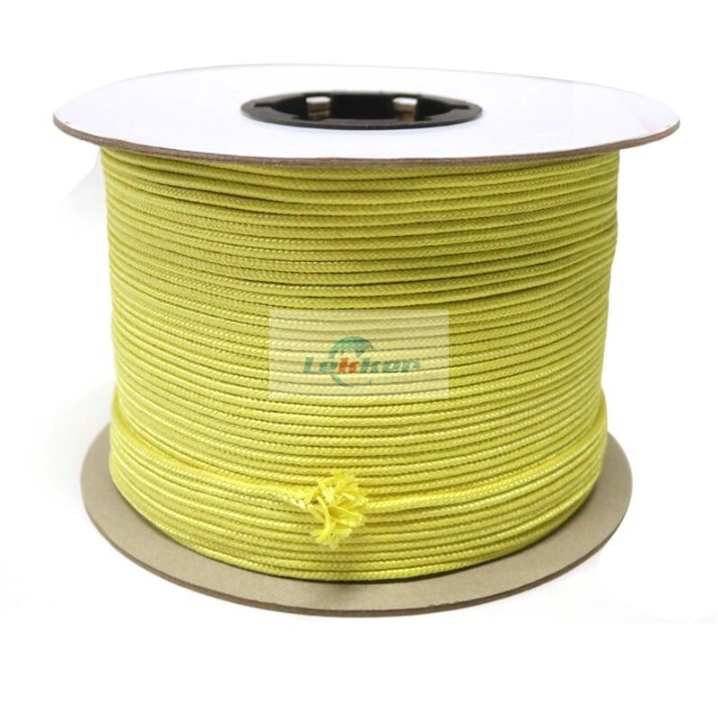Kevlar Rope Steel Roller for Quenching Section, Kevlar Rope for Glass Tempering Furnace, Fiber Rope for Glass Tempering Furnace