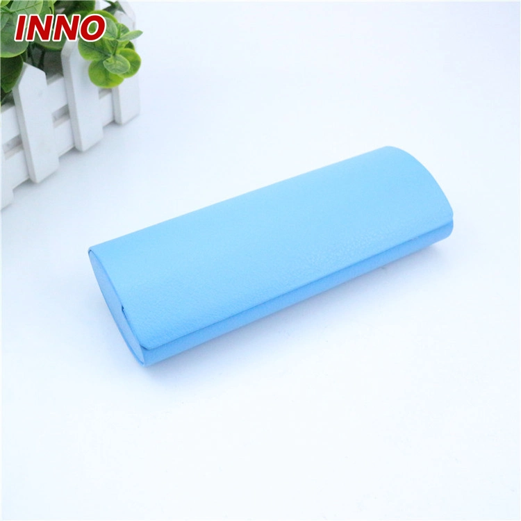 Inno-T187 Glasses Case Solid Colour PU Leather Hard Case for Eyewear Frame and Optical Frame Custom Colour and Logo, Eco-Friendly