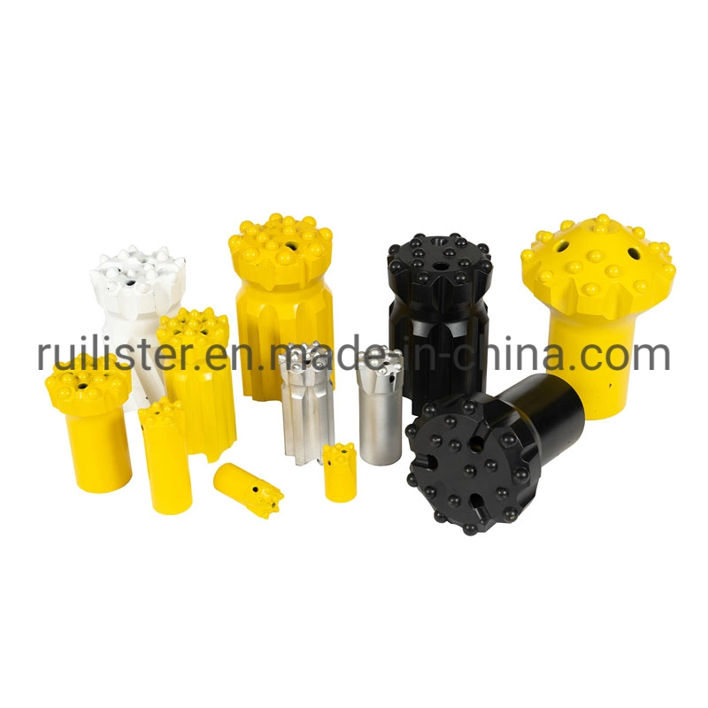 Button Bits, Drill Rod and Adapter Shank for Rock Drilling