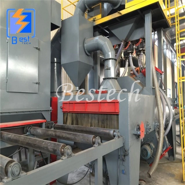 Stone Concrete Marble Paver Block Shot Blasting Machine with Dust Collector