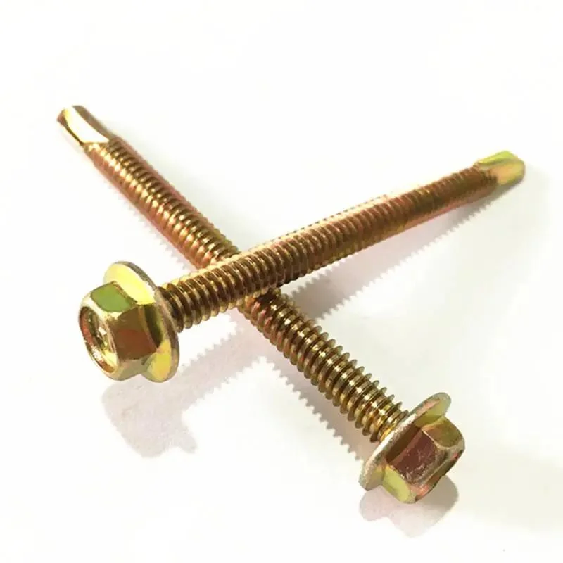 Hex Washer Head, Zinc Plated 10# 1-3/4 Self Drilling Screws