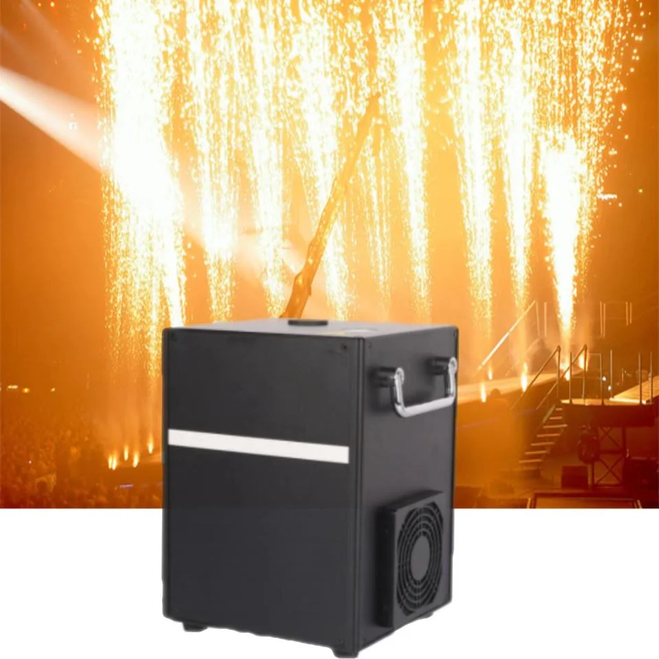 650W Wedding Party Stage Cold Fountain Spark Machine LED Cold Spark Machine for Stage Special Effects Cold Sparklers for Stage Events