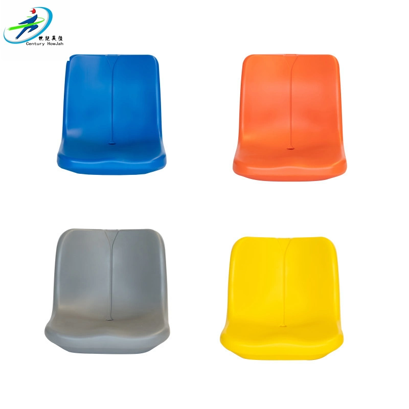 Medium Back Blue Stadium Bucket Seats 80cm Width Step