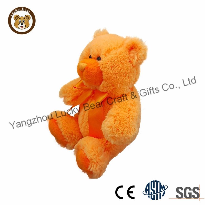 New Design Customize Orange Color Teddy Bear