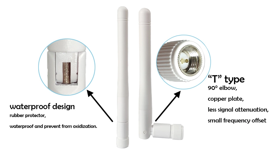 Hot Sale 2,4G WiFi antena 3dBi SMA macho WLAN WiFi 2,4GHz antena receptora de señal de router del módulo de IoT de la central Antenne