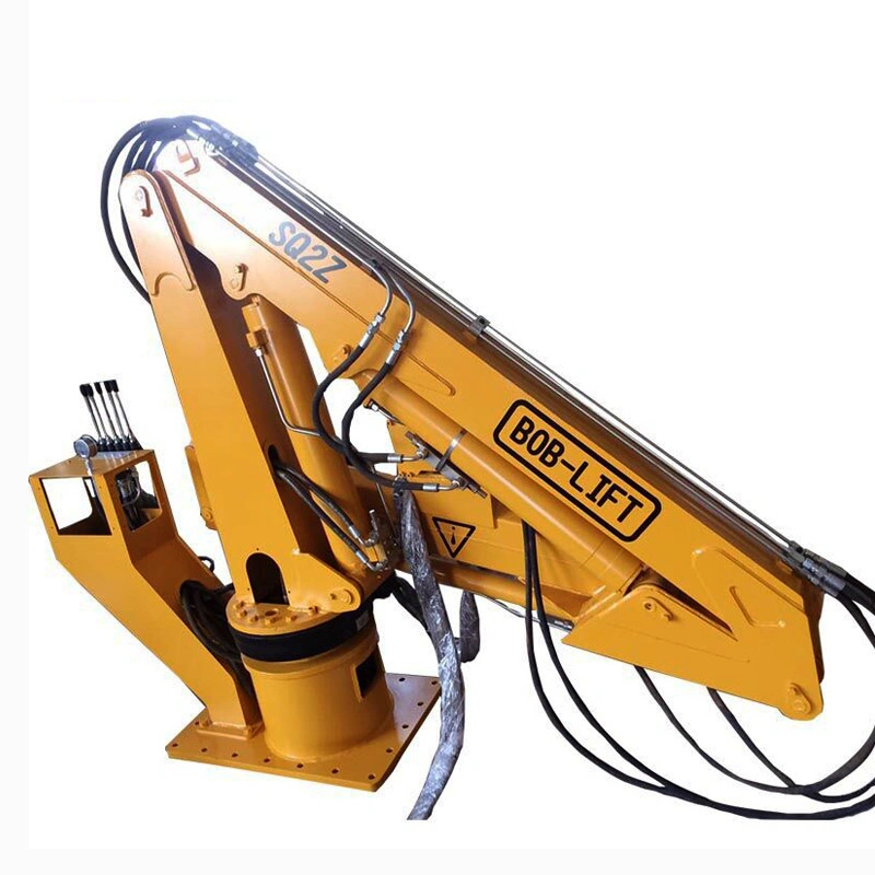 Electric Motor Hydraulic Crane Knuckle Boom Marine Manufacturer