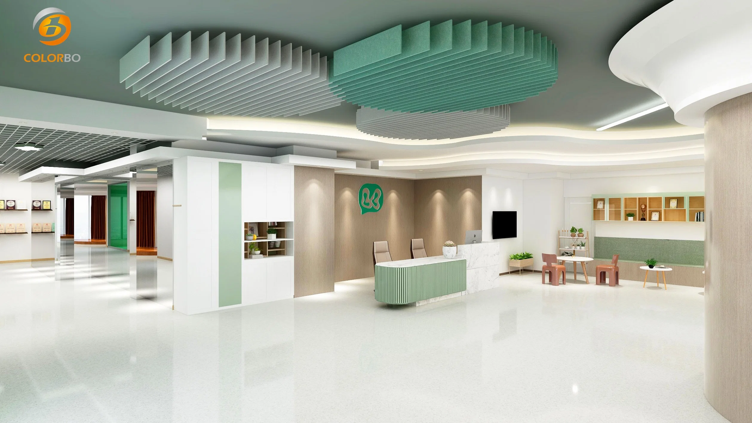 New design Good quality PET acoustic ceiling for office school