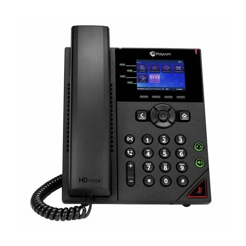 Polycom VVX 250 Business IP Phone Color, Four-Line, Entry-Level IP Desk Phone  Polycom VVX 250  Polycom VVX 250