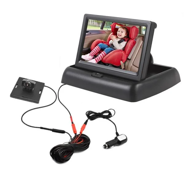 4.3inch TFT LCD Foldable Baby Rearview Monitor with Camera Kits