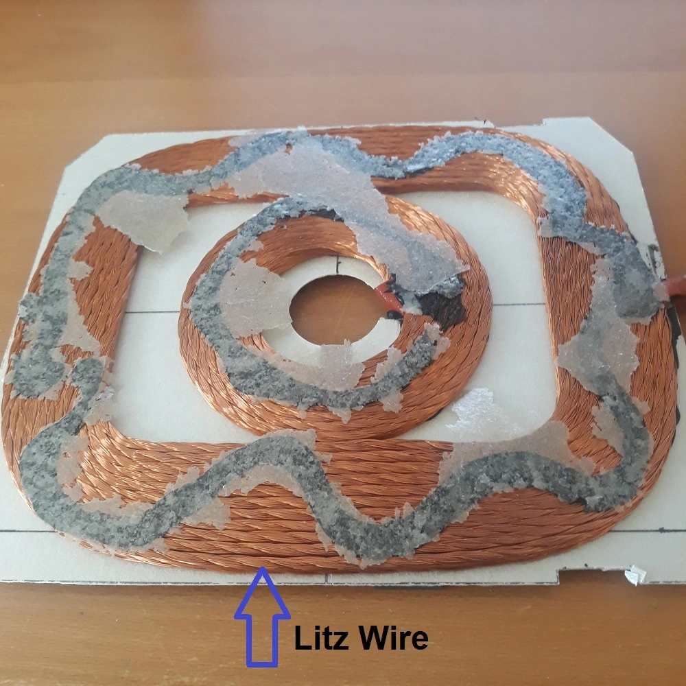 Manufacturer 180 Class H Self Adhesive Twisted Hf 0.05mm Taped Winding Copper Litz Wire