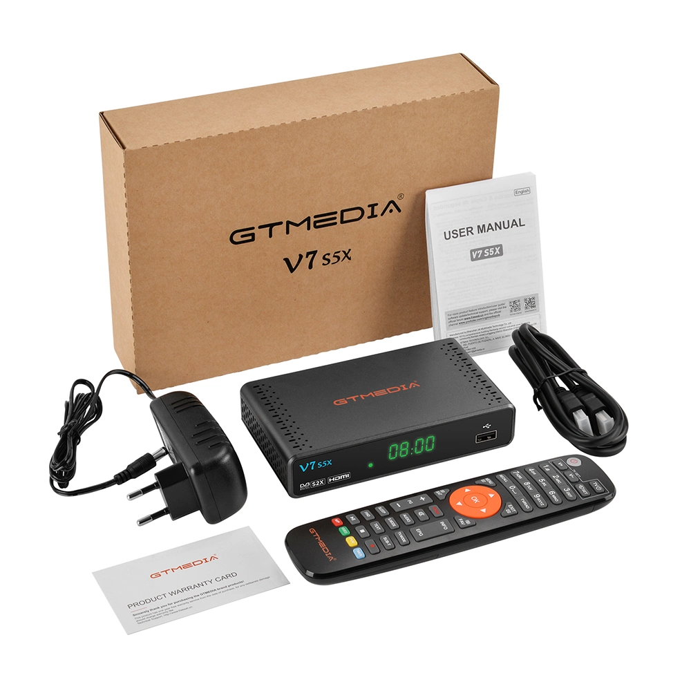 Gtmedia V7 S5X Freesat DVB-S2 HD TV Satélite Suporte do Receptor Powervu Biss Newcamd Chave