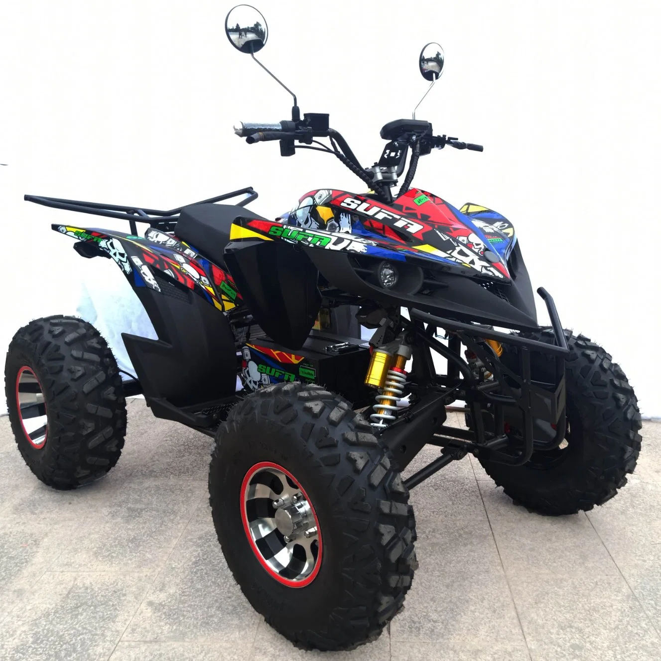 تصميم جديد SRO New Electric 3000w 72V Lithium القوية ATV، ودراجة رباعية للبالغين للبيع