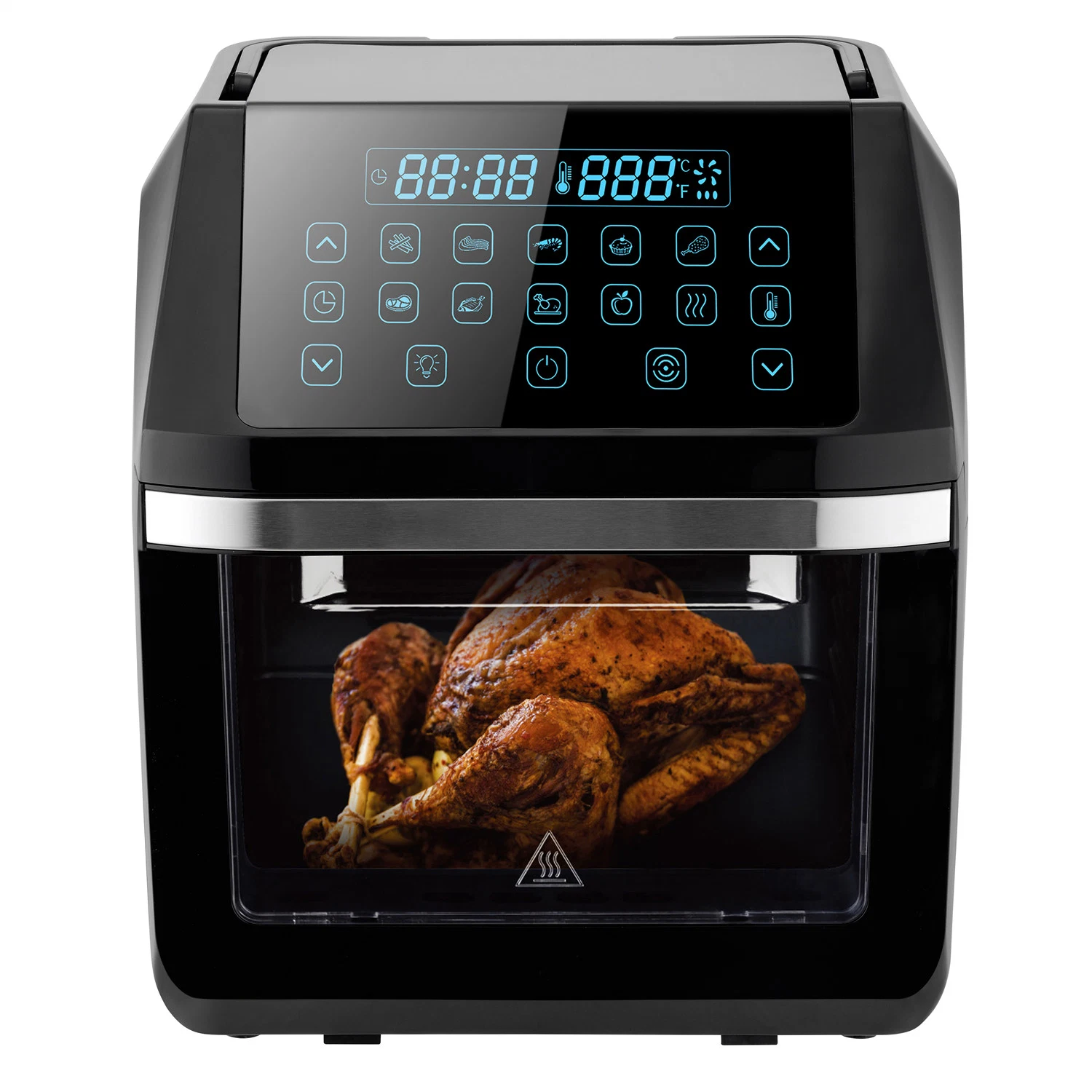 Digital Control Newly Design 1800W 12L Capacity Air Fryer Oven with LCD Menu Display