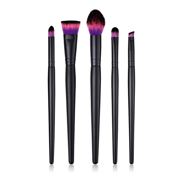 5PCS Premium Cosmetic Makeup Brush Set for Foundation Blending Blush Concealer Eye Shadow