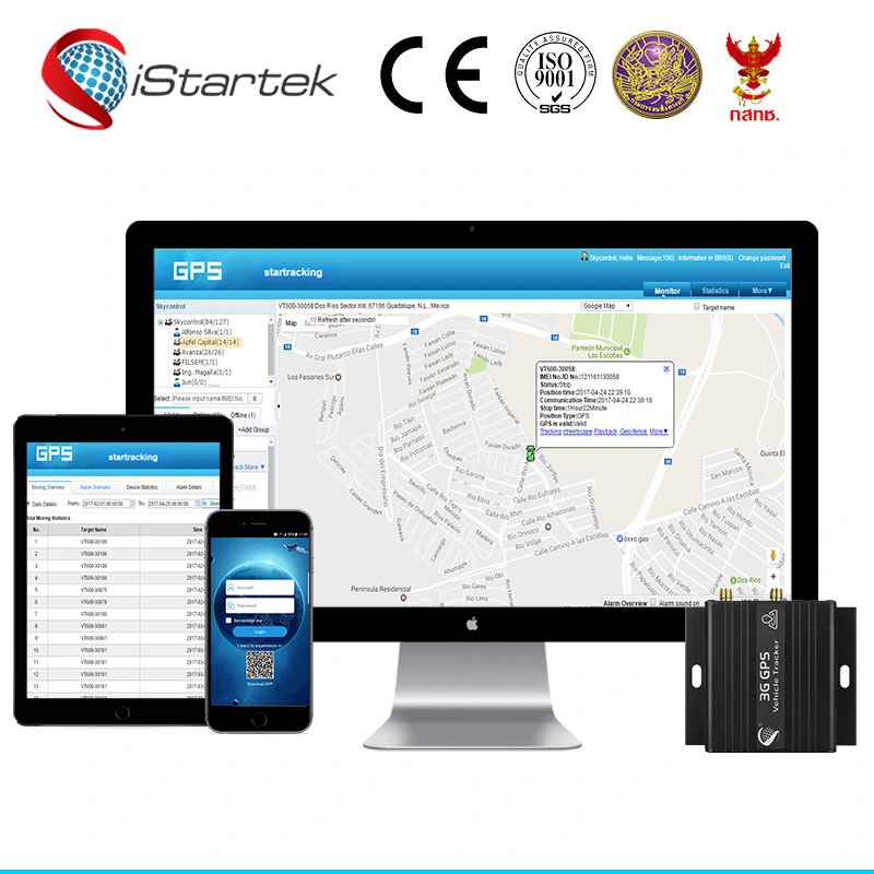 Les systèmes RFID Obdii véhicule OBD OBD2 Appareil Photo 4G 3G dispositif de repérage GPS avec capteur de l'alcool