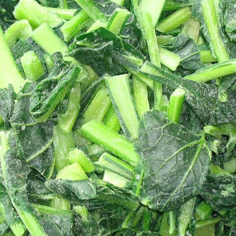 IQF Frozen Green Vegetable Bok Choy Bqf Pak Choi 3-5cm