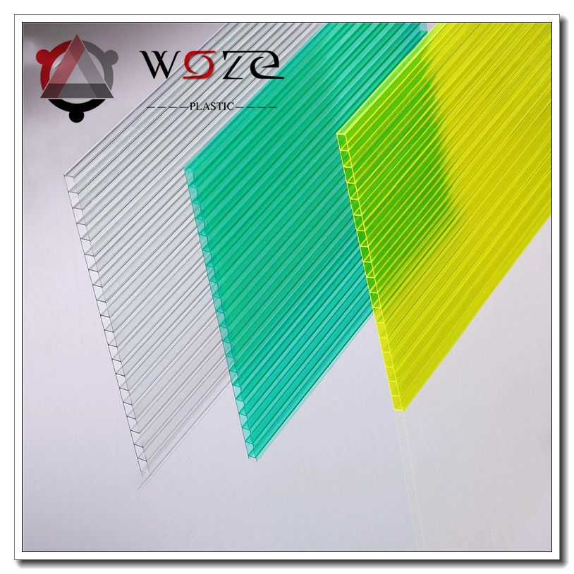 12mm Twin Wall Colored Lexan Hollow Polycarbonate Sheet