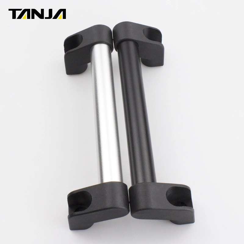 Tubular Aluminum Alloy Black Silver Handle for Machine Tool/Automation Equipment Testing Instruments Medical Devices