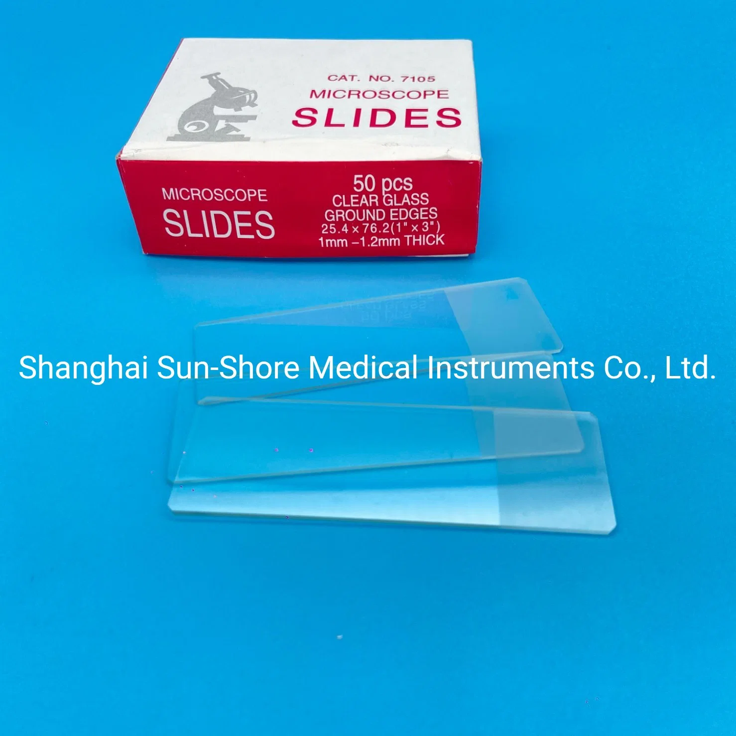 Lab Medical Disposable Glass Slides Plian Slide