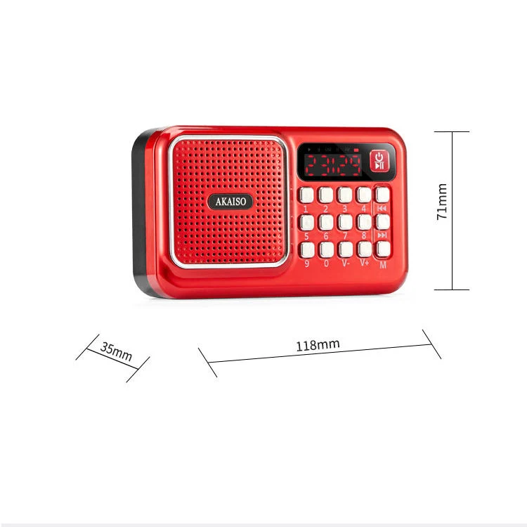 A fábrica preços baratos Receiver construído em Falar Portable Rádio FM digital