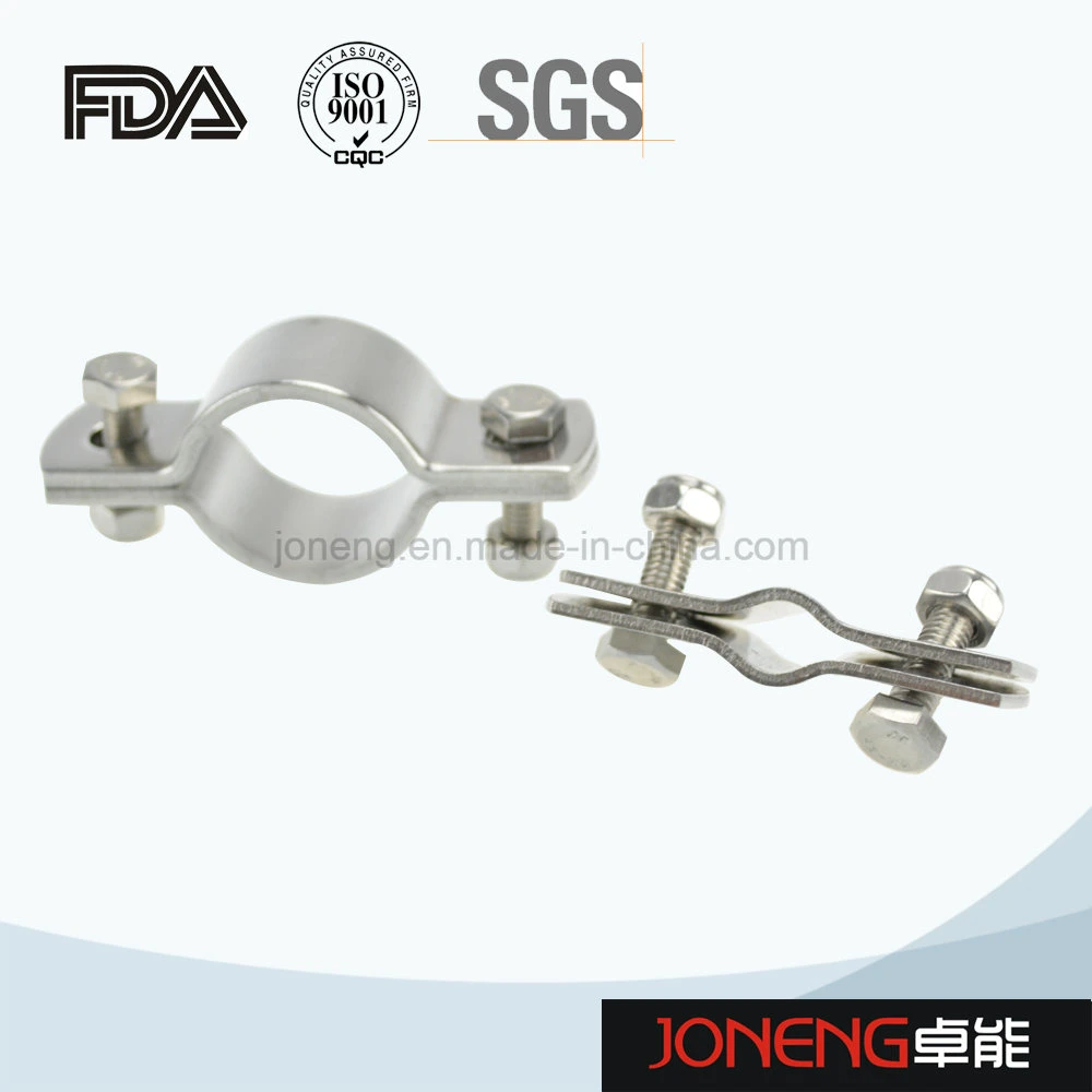 Stainless Steel Sanitary Split Ring Adjustable Round Pipe Hanger for Food Processing