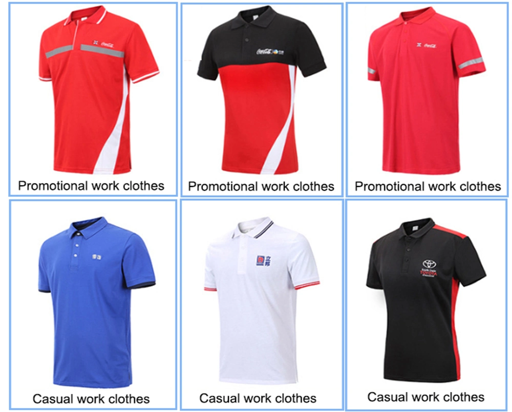 Manufacturers Custom Short-Sleeved Advertising Shirt Summer Polo Shirt T-Shirt Customization