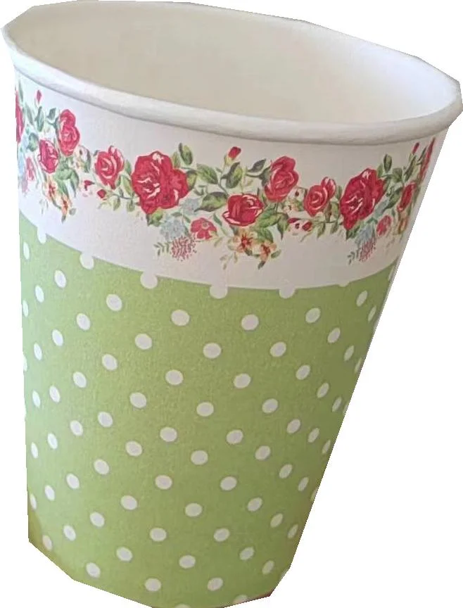 Recyclable Wholesale/Supplier Logo Custom Holiday Party Paper Cup