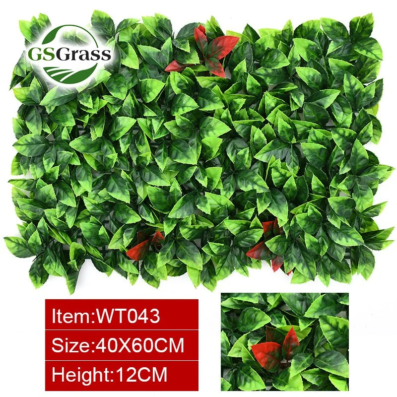 Ornamnetal Simulated Flowers Tiles, Landscaping Faux Greenery with Low Price for Indoor Outdoor Decoration