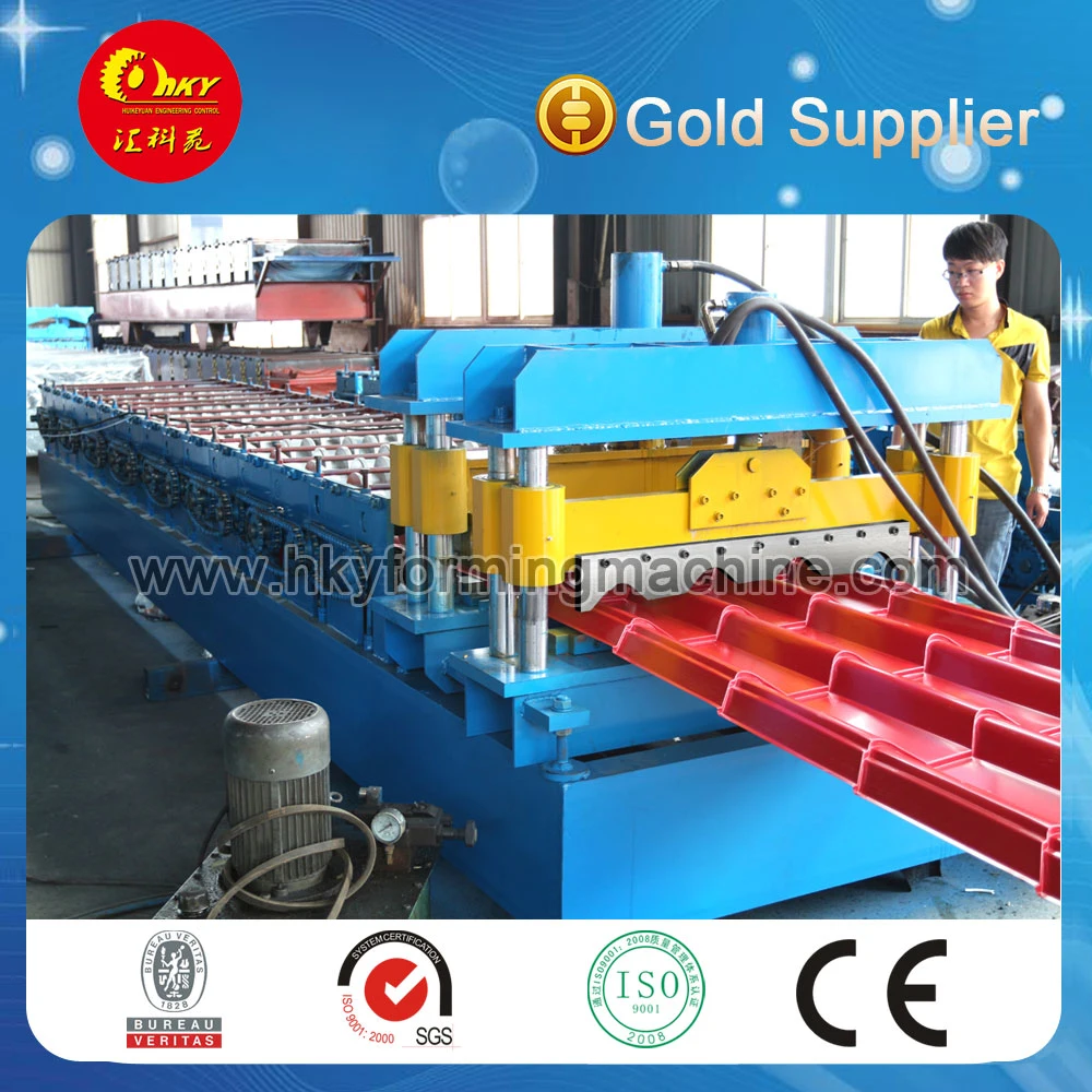 Professional Color Steel Aluminum Galvanized Sheet Ibr Metal Roof Panel Glazed Tile Roll Forming Machine