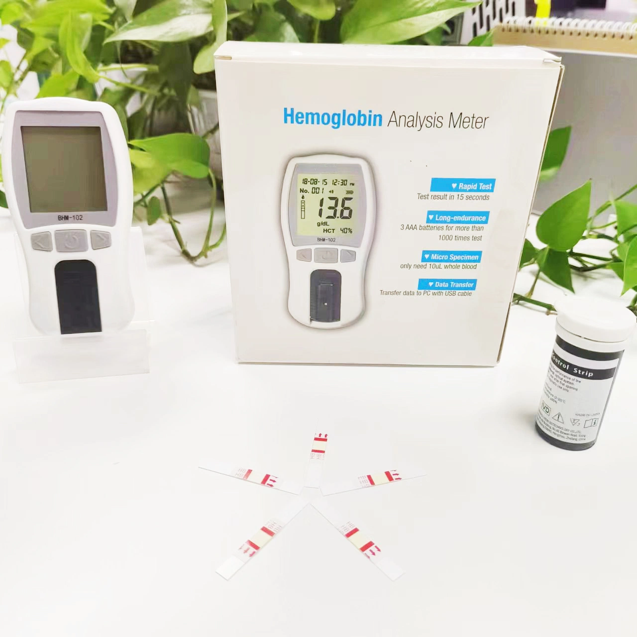 Handheld Hemolobin Monitor Hemoglobin Analyzer with CE