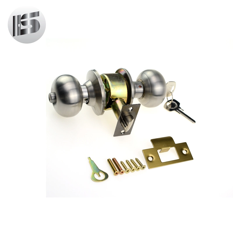 Cerraduara Cilindrica Brass Cylinder Zamak Stainless Steel Door Cylindrical Knob Lock