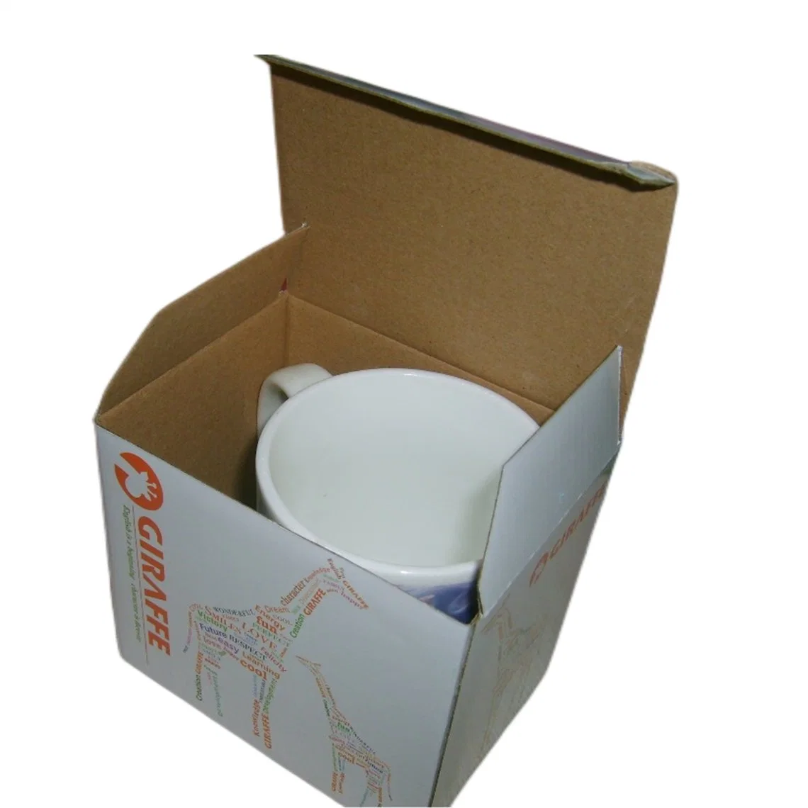 China Großhandel/Lieferant E-Wellpappe Verpackung Box für Cup / Flasche / Glas Cup / Aluminium kann mit Glänzend