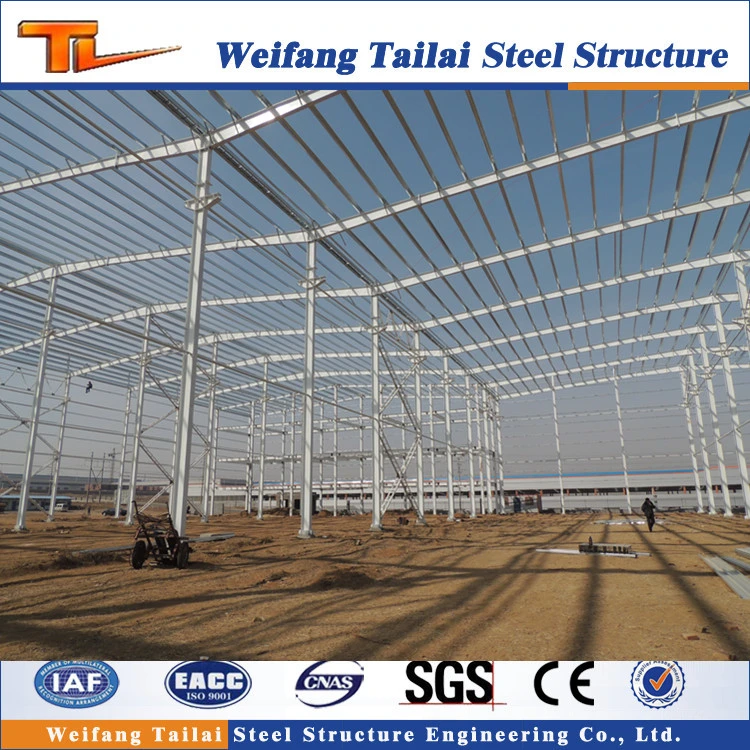 Estructura de acero de China la construcción de almacenes prefabricados con H vigas y columnas Proyecto